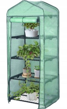 Mini szklarnia balkonowa 160 cm z 4 półkami