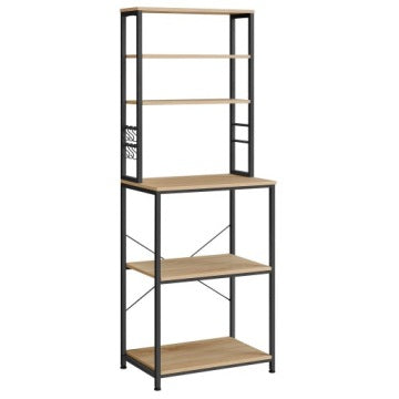 Regał kuchenny loft Songmics 60 x 40 x 167 cm z 6 półkami